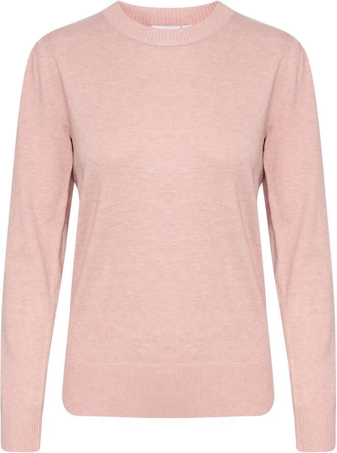 Saint Tropez Ash Rose Melange Gebreide Trui Pink Dames