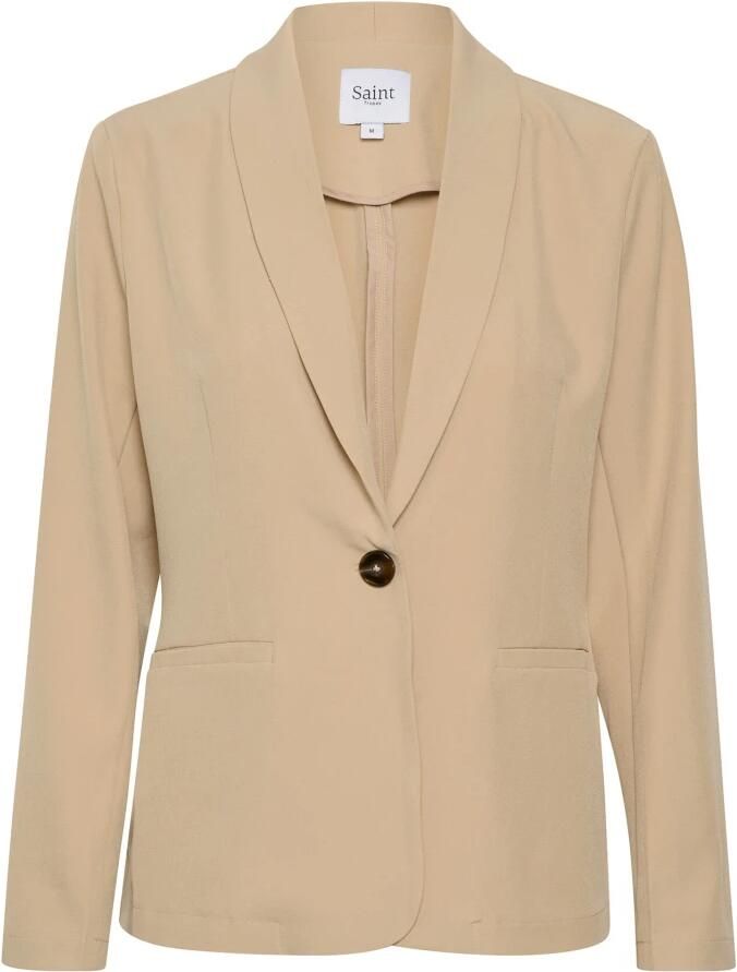Saint Tropez Celestsz Blazer Jas Cement Beige Dames
