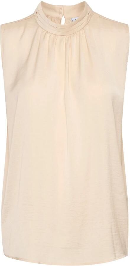 Saint Tropez Elegante Aileensz Top Bluser in Crème Beige Dames - Foto 2