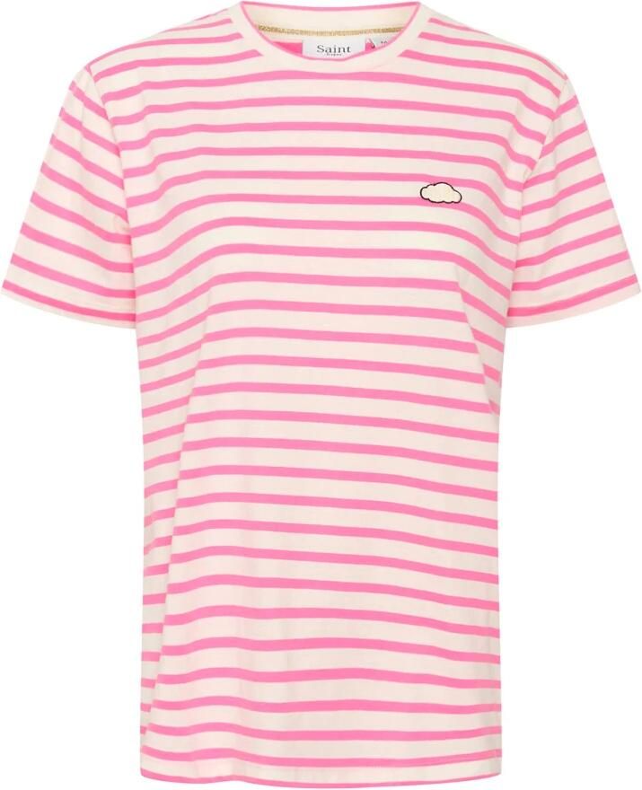 Saint Tropez T-shirt GanikaSZ T-shirt met klein borduursel