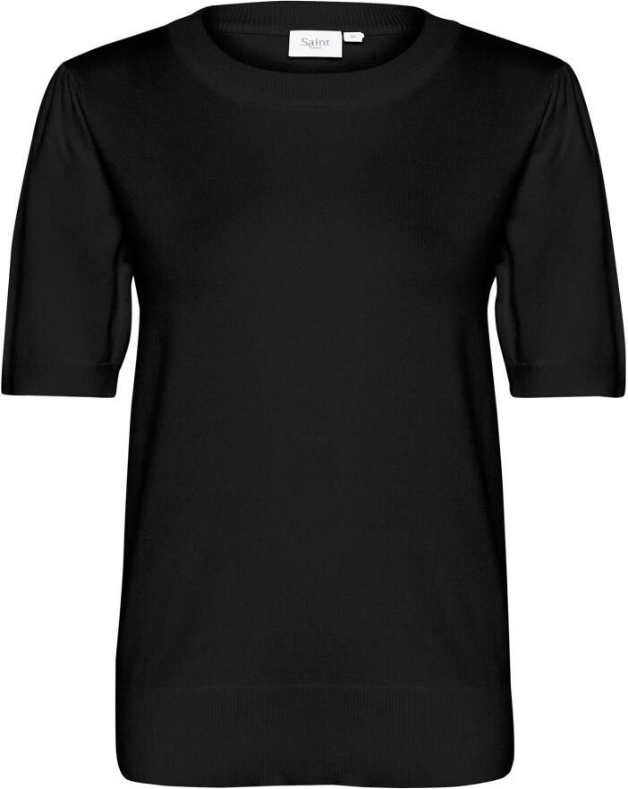 Saint Tropez Trui met korte mouwen MilaSZ SS Viscose fijn breisel