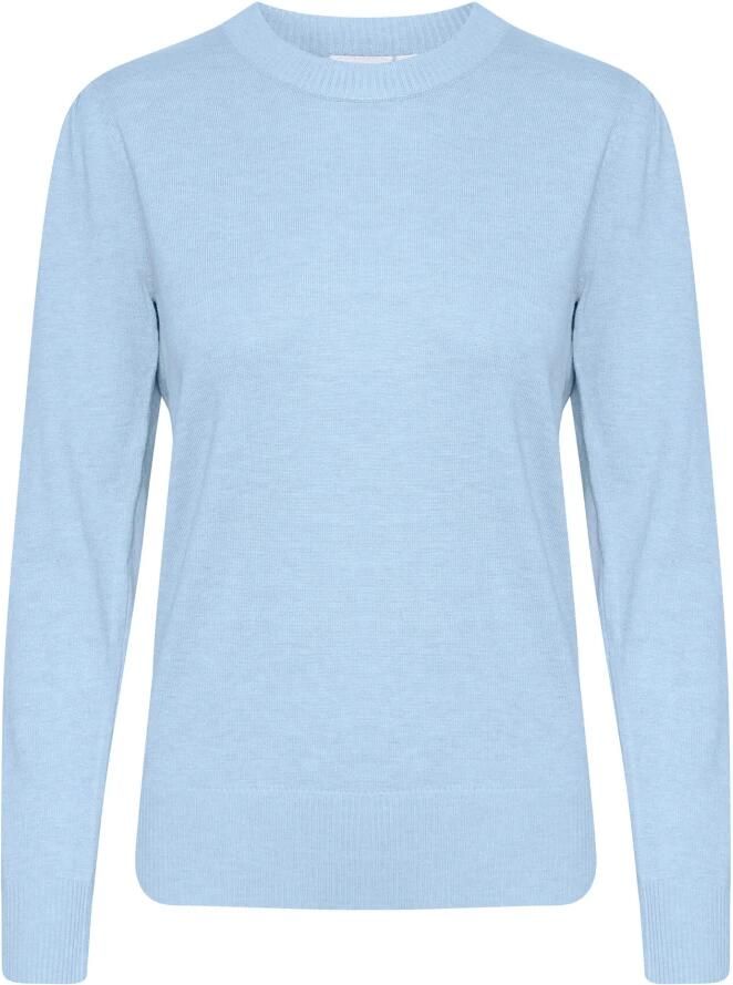 Saint Tropez Round-neck Knitwear Blue Dames