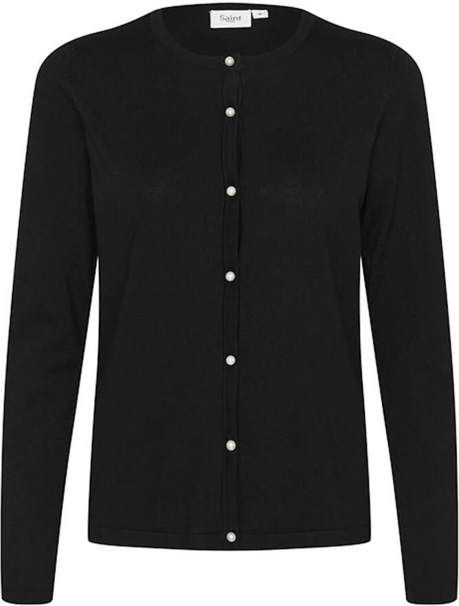 Saint Tropez Vest JemmaSZ Cardigan met decoratieve knopen