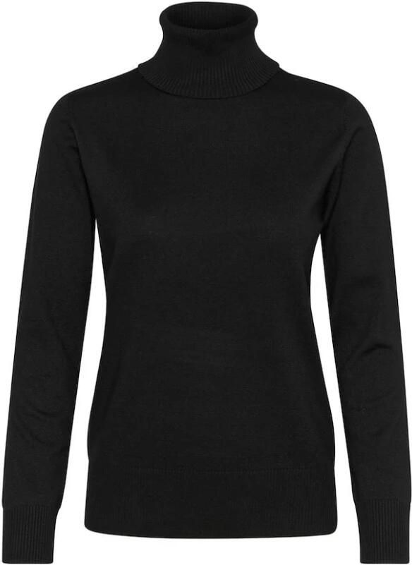 Saint Tropez J2046 MilaSZ Rollneck Pullover Zwart Dames