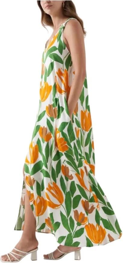 Salsa Bloemen A-Lijn Jurk Multicolor Dames