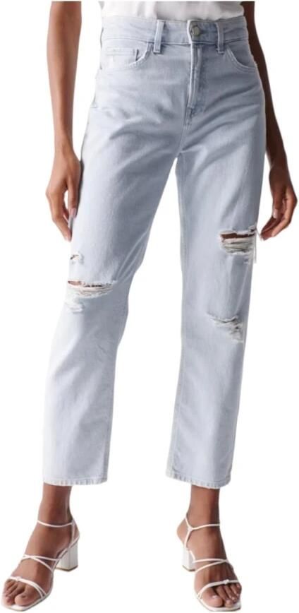 Salsa Cropped Jeans Blue Dames - Foto 3