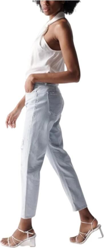 Salsa Cropped Jeans Blue Dames - Foto 2