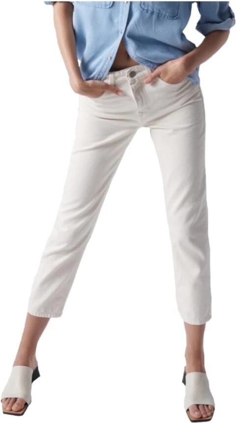 Salsa Cropped Trousers White Dames - Foto 3