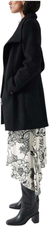 Salsa Elegante Winterjas met Kunstbontkraag Black Dames - Foto 2