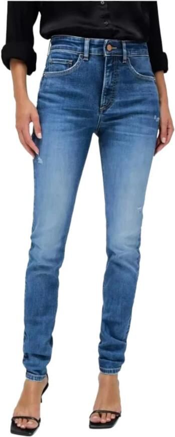 Salsa High-Waist Push In Jeans Blue Dames