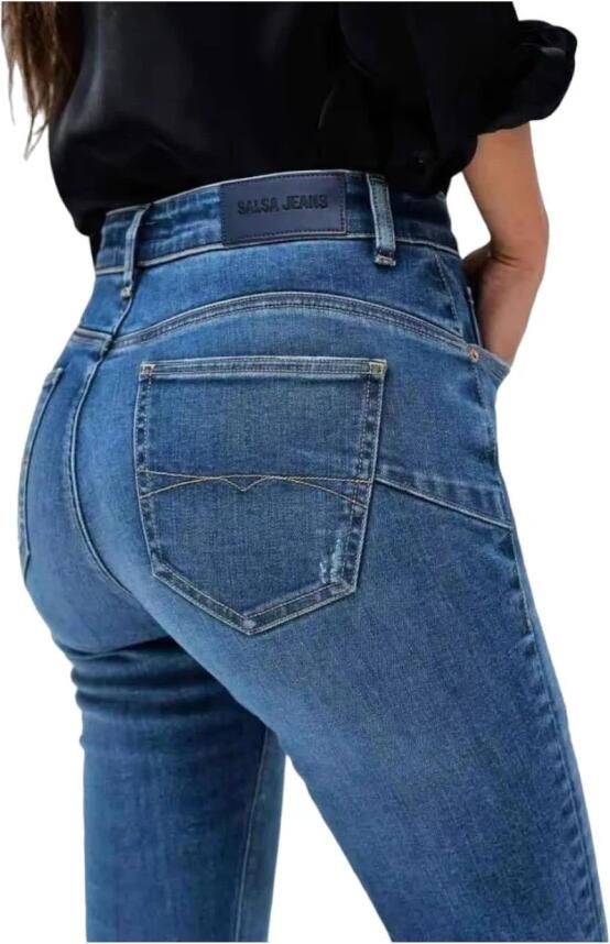 Salsa High-Waist Push In Jeans Blue Dames - Foto 2