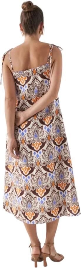 Salsa Linnen Zomerjurk Multicolor Dames