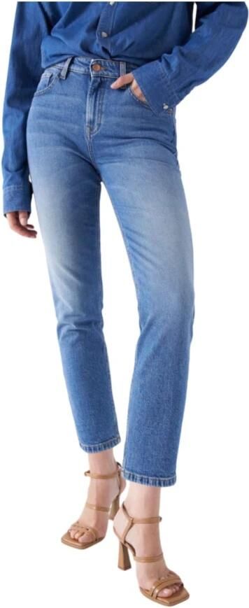 Salsa Moderne Cropped Slim Jeans Blue Dames - Foto 3
