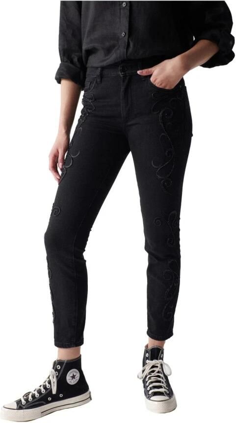 Salsa Skinny Jeans Black Dames