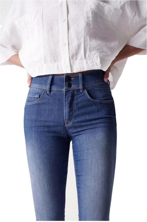 Salsa Skinny Jeans Blue Dames