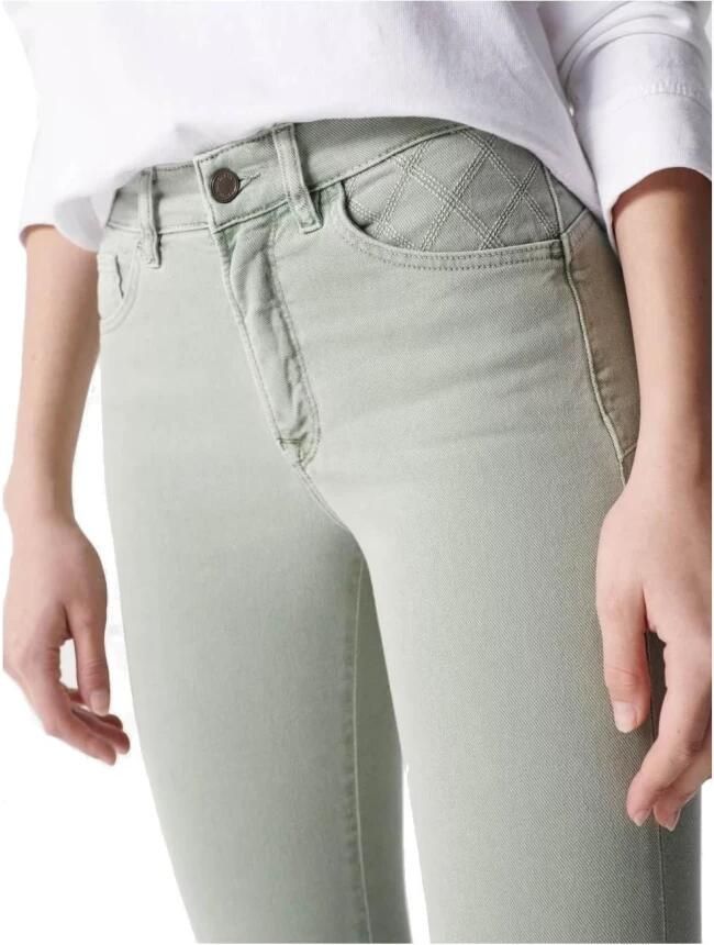 Salsa Skinny Jeans Green Dames