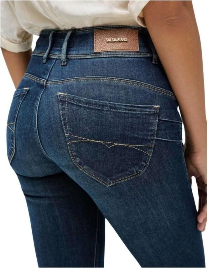 Salsa Slim Fit Denim Jeans Blue Dames - Foto 2