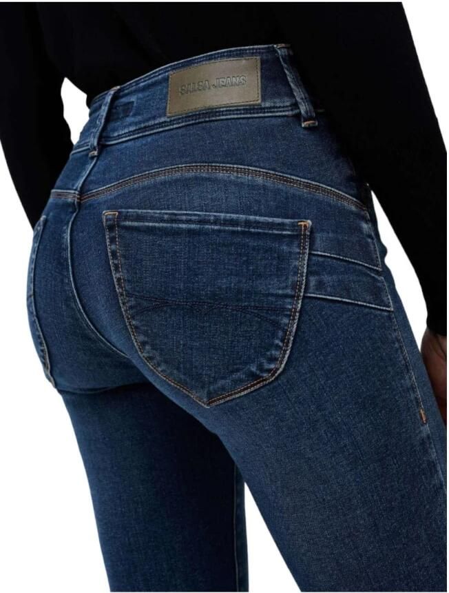 Salsa Straight Leg Denim Jeans Blue Dames - Foto 2