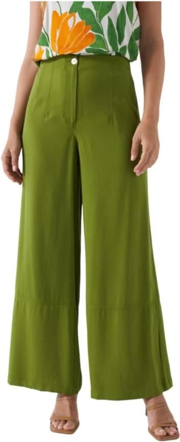 Salsa Wide Leg Jeans Green Dames - Foto 3