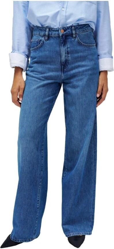 Salsa Wijde Pijp Jeans Blue Dames