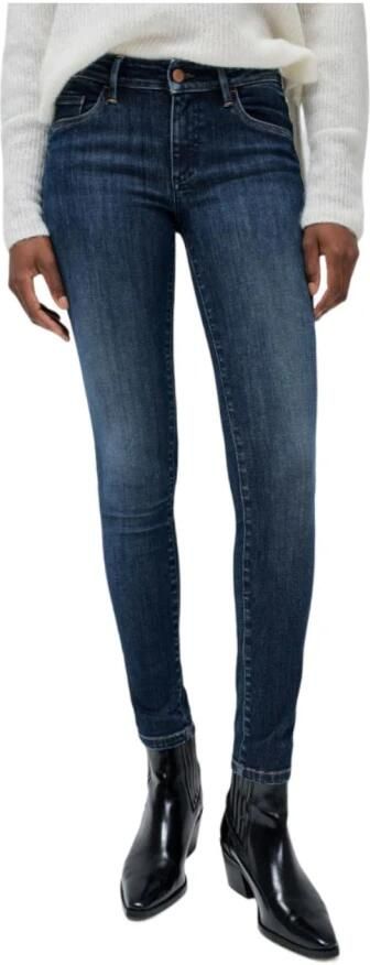 Salsa Wonder Push Up Skinny Jeans Blue Dames