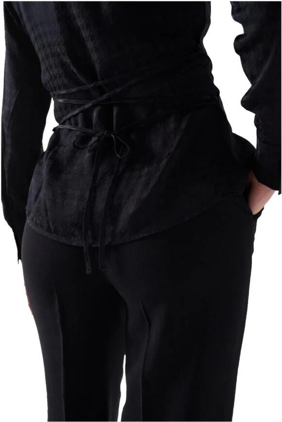 Salsa Zwarte Blouse Elegante Silhouet Black Dames - Foto 3