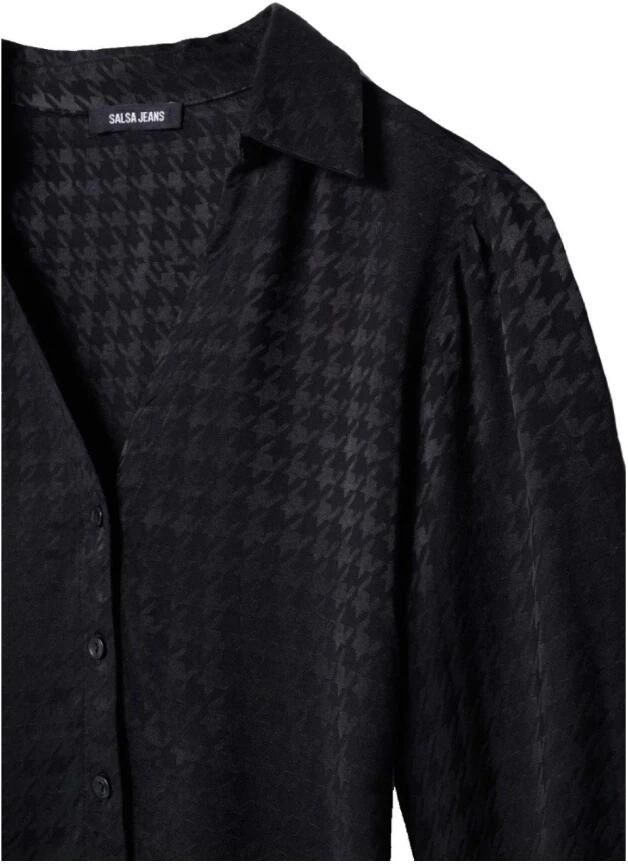 Salsa Zwarte Blouse Elegante Silhouet Black Dames - Foto 2