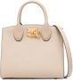 Salvatore Ferragamo Stijlvolle Crossbody Tas in Zwart Leer Beige Dames - Thumbnail 2