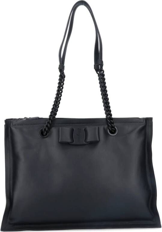 Salvatore Ferragamo Viva schoudertas Zwart Dames