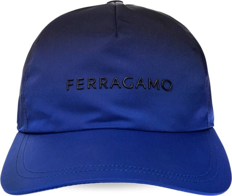 Salvatore Ferragamo Baseballpet Blauw Heren