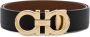 Salvatore Ferragamo Bruine Katoenen Elastan Riemen Brown Heren - Thumbnail 1