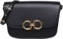 Salvatore Ferragamo Hobo bags "Trapezio" Black Leather Crossbody Bag in zwart - Thumbnail 1
