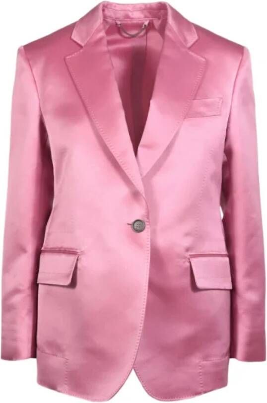 Salvatore Ferragamo Fabric outerwear Roze Dames