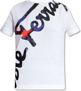 Salvatore Ferragamo Fitted T-shirt Wit Dames