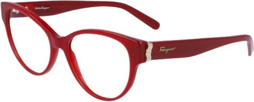 Salvatore Ferragamo Brillen Sf2863 42908 Cod Stijl 653 Rood Dames