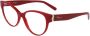 Salvatore Ferragamo Brillen Sf2863 42908 Cod Stijl 653 Rood Dames - Thumbnail 1