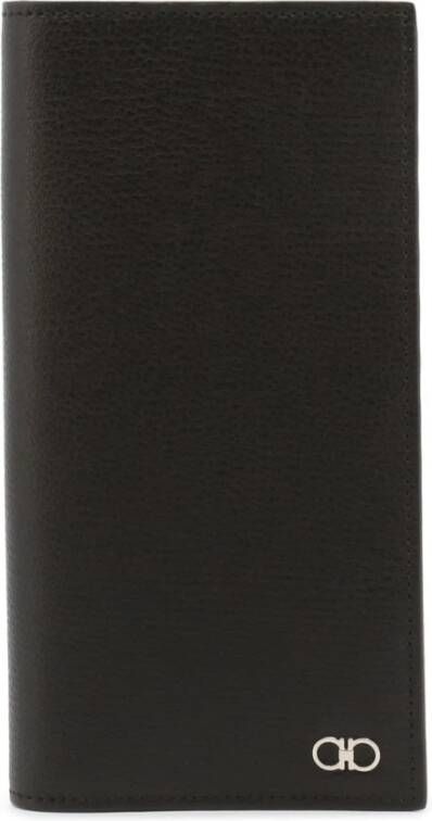 Salvatore Ferragamo Heren Portemonnee van Hoge Kwaliteit Ferragamo 660991 Black Heren - Foto 2