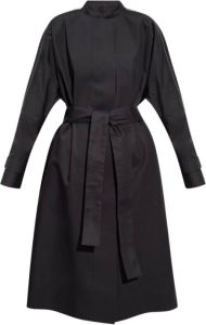 Salvatore Ferragamo Jas met opstaande kraag Zwart Dames