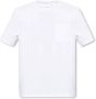 Salvatore Ferragamo Katoenen T-shirt White Heren - Thumbnail 1