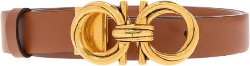 Salvatore Ferragamo Leather belt Brown Dames