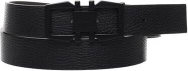 Salvatore Ferragamo Luxe Katoenmix Riem Zwart Unisex