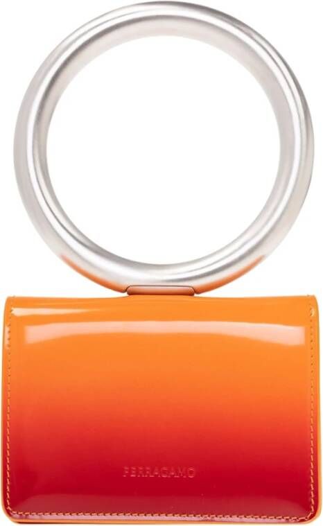 Salvatore Ferragamo Micro handtas Oranje Dames