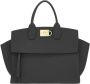 Salvatore Ferragamo Nero Studio Soft Tas Zwart Dames - Thumbnail 1