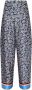 Salvatore Ferragamo Wijde broek Blauw Dames - Thumbnail 1