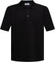 Salvatore Ferragamo Polo shirt met logo Zwart Heren - Thumbnail 1