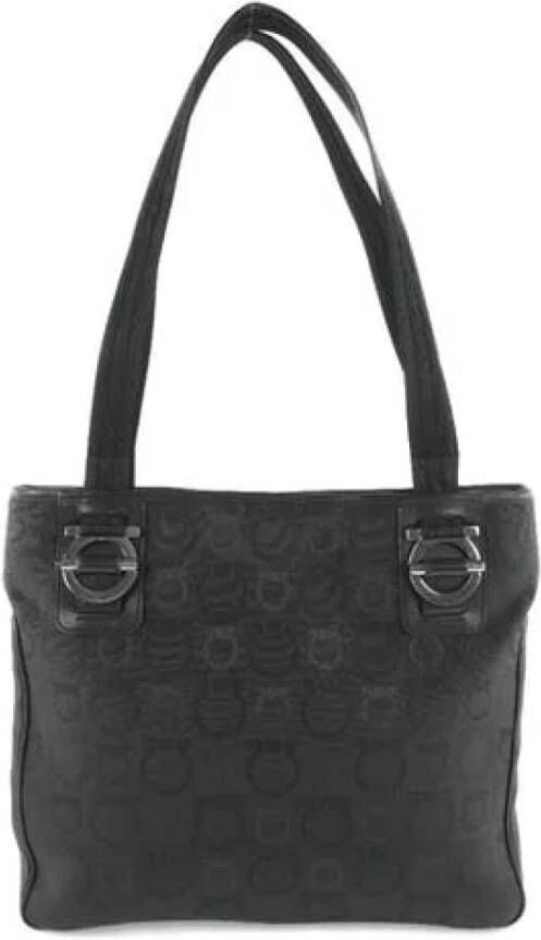 Salvatore Ferragamo Pre-owned Draagtas Zwart Dames