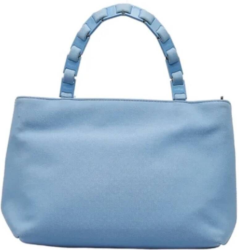 Salvatore Ferragamo Pre-owned Fabric handbags Blauw Dames