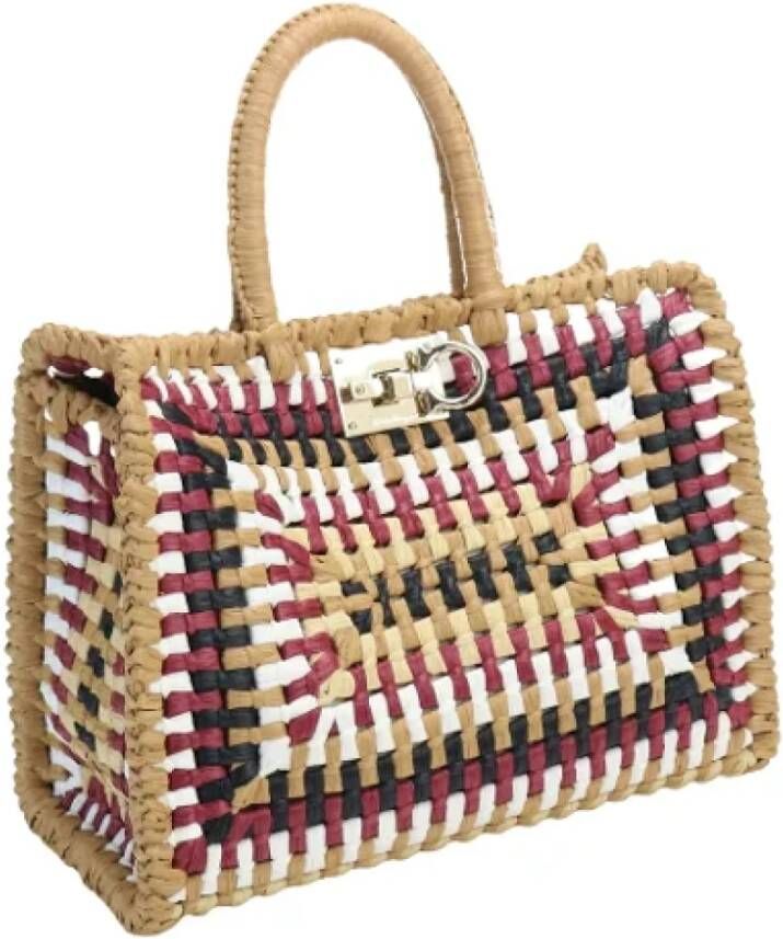 Salvatore Ferragamo Pre-owned Fabric handbags Meerkleurig Dames