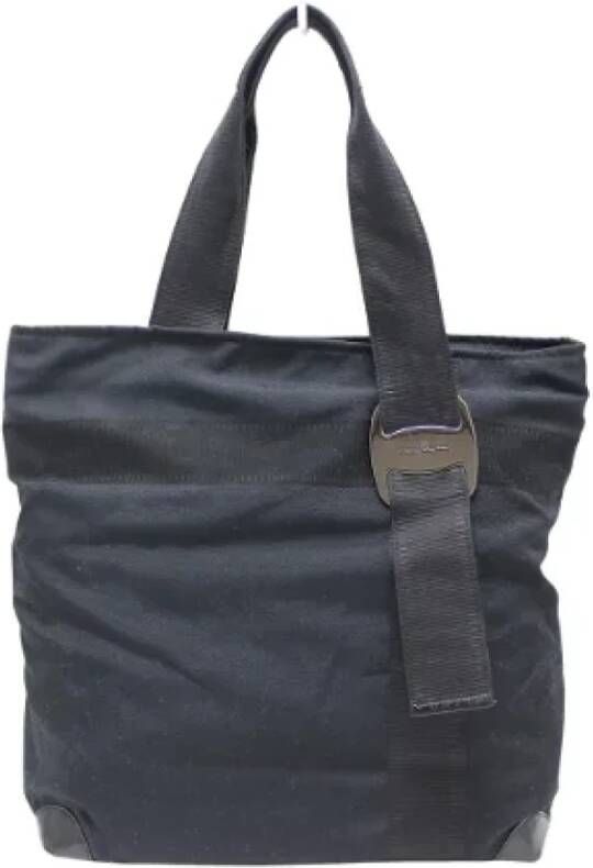 Salvatore Ferragamo Pre-owned Fabric handbags Zwart Dames
