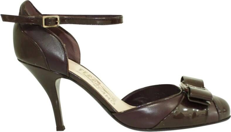 Salvatore Ferragamo Pre-owned Heels Bruin Dames